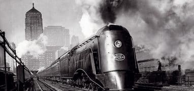 20th Century Limited - Vlak 20th Century Limited zachycený na fotografii z roku 1935