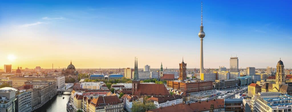 Panoramatický pohled na Berlín