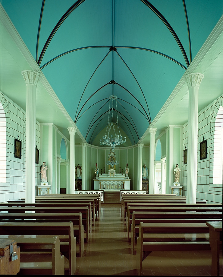 Havaj - Interiér kostela sv. Filomény
