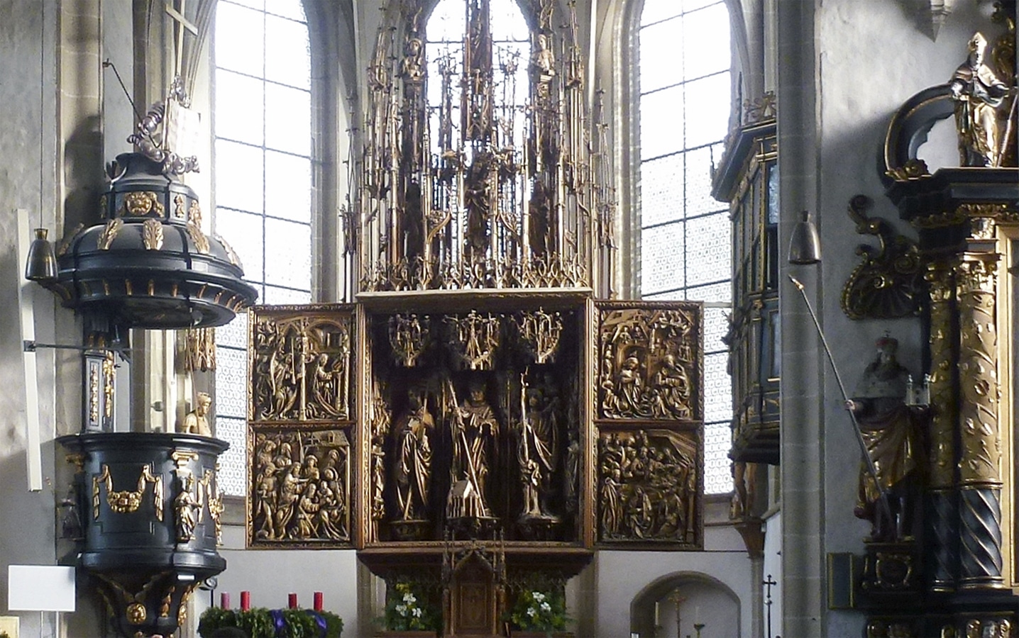 Kefermarktský oltář - celkový pohled
