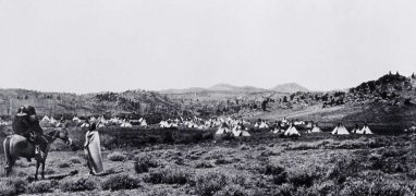 Cesta na západ - tábor Lewise Clarka v prérii