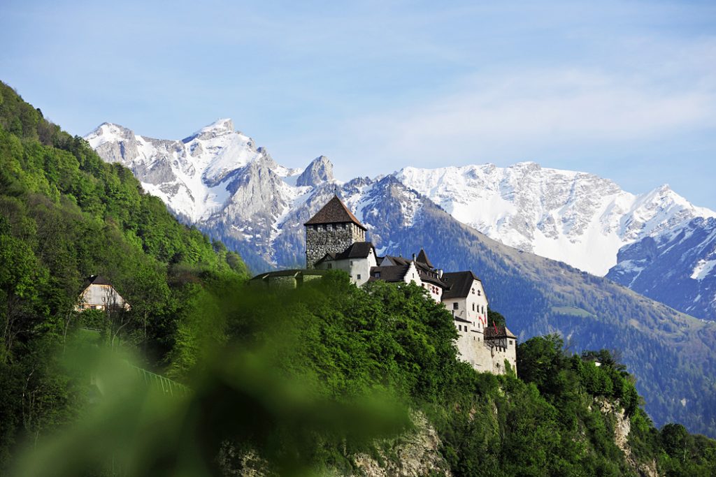 Lichtenštejnové - rodové sídlo na vaduzském hradě