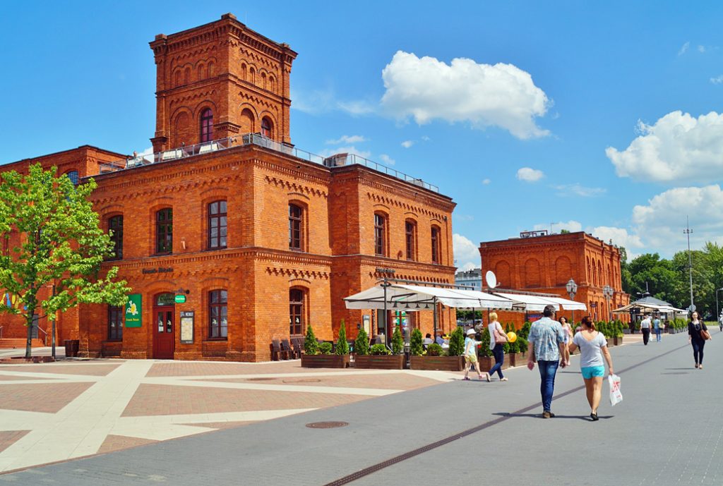 Lodž - manufaktura je dnes největším obchodním a kulturním centrem v Polsku