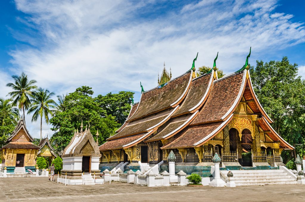 Luang Phrabang - Obřadní síň chrámu Vat Xieng Thong