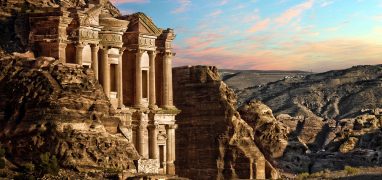 Jordánská Petra - klášter ad-Dajr