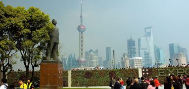 Čína - pohled na Šanghaj