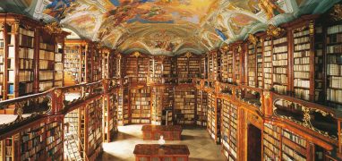 Sankt Florian - klášterní knihovna