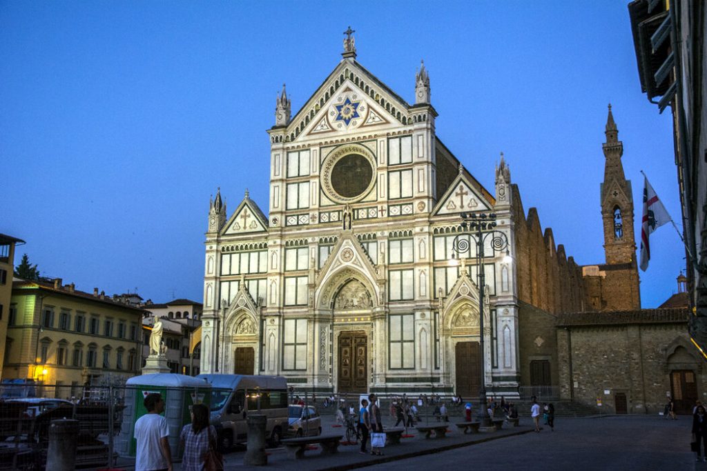 Františkánský kostela Santa Croce ve Florencii