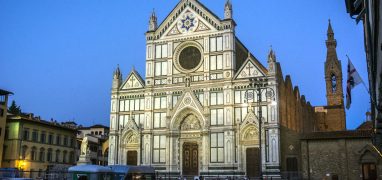 Františkánský kostela Santa Croce ve Florencii