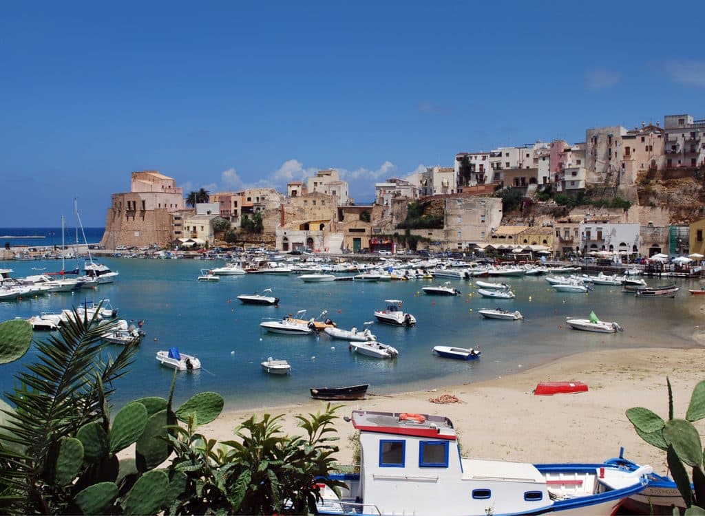 Sicílie - přístav