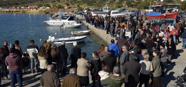 Svěcení vod při svátku Teofanie na Krétě