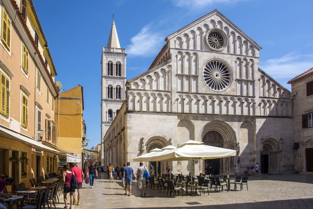 Zadar - průčelí katedrály sv. Anastázie