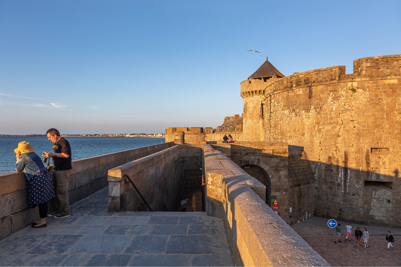Korzárská města - hradby Saint Malo