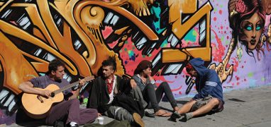 Čtvrti san Francisca - pouliční hudebníci