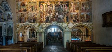 Bellinzona - Fresky v kostele Santa Maria delle Grazie