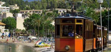 Historická tramvaj v Port de Sóller