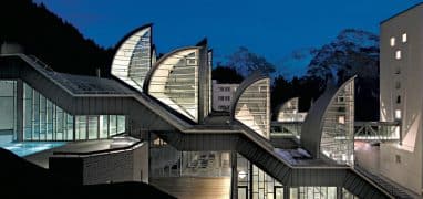 Moderní arcjitektura Graubündenu