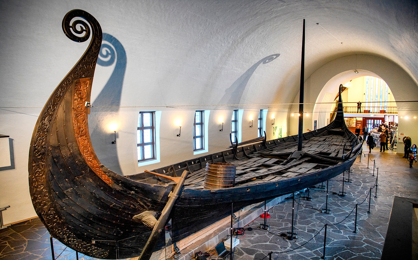 Oslo - Loď z Osebergu v muzeu Bygdøy