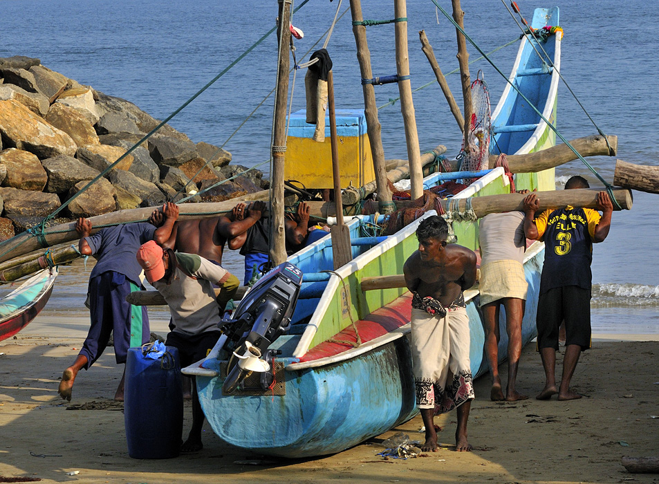 Srí Lanka- rybáři
