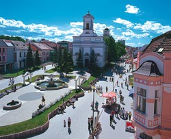 Poprad - hlavní náměstí