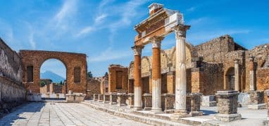 Pompeje - vykopané ruiny