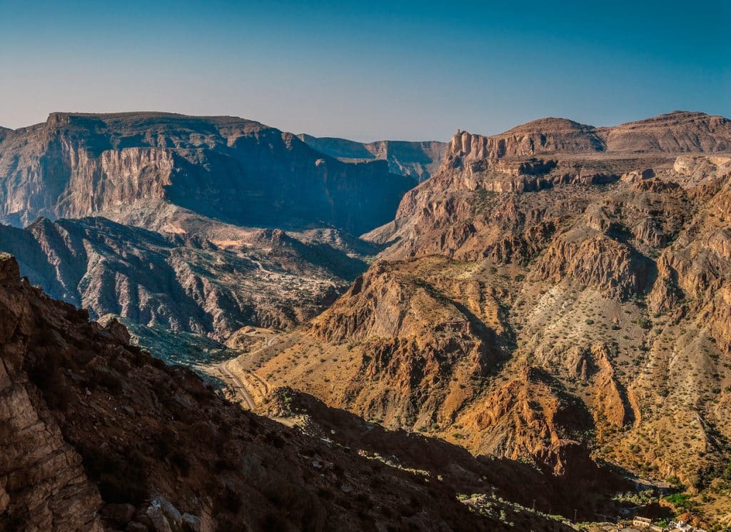 Příroda Ománu - Pohoří al-Hadžar