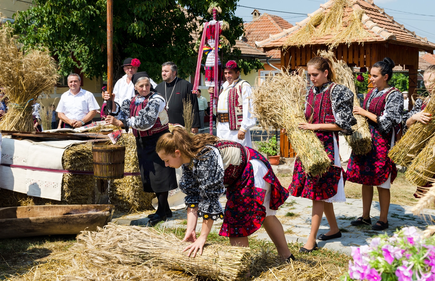 Rumuni - oslava dožínek