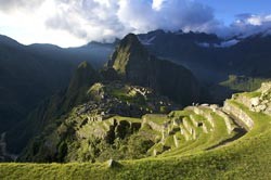 Peru - pohled na Machu Picchu
