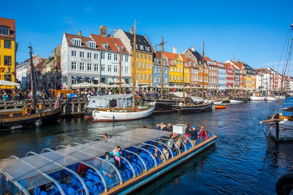 Kodaň - nábřeží kanálu Nyhavn