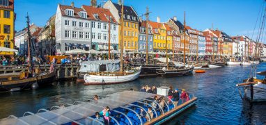 Kodaň - nábřeží kanálu Nyhavn