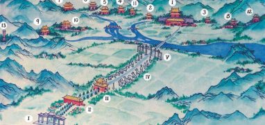 Hroby Mingů - mapka