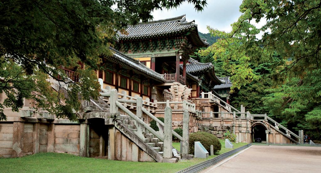 Kjongdžu - Buddhistický klášter Pulguksa patří v Koreji k nejstarším