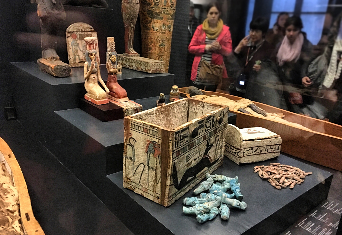 Egyptské muzeum ve Vatikánu (Museo Egizio) - výstava kultovní předměty
