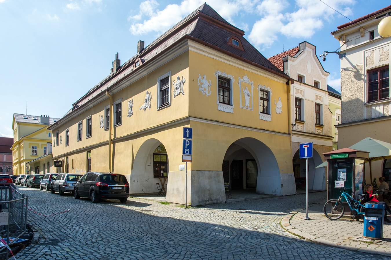 Valašské Meziříčí - historický dům v centru města