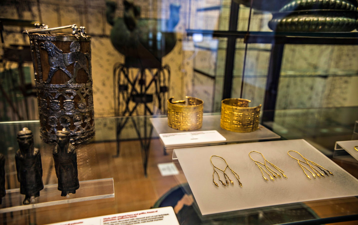 Etruské muzeum (Museo Gregoriano Etrusko ve Vatikánu) - expozice etruských šperků