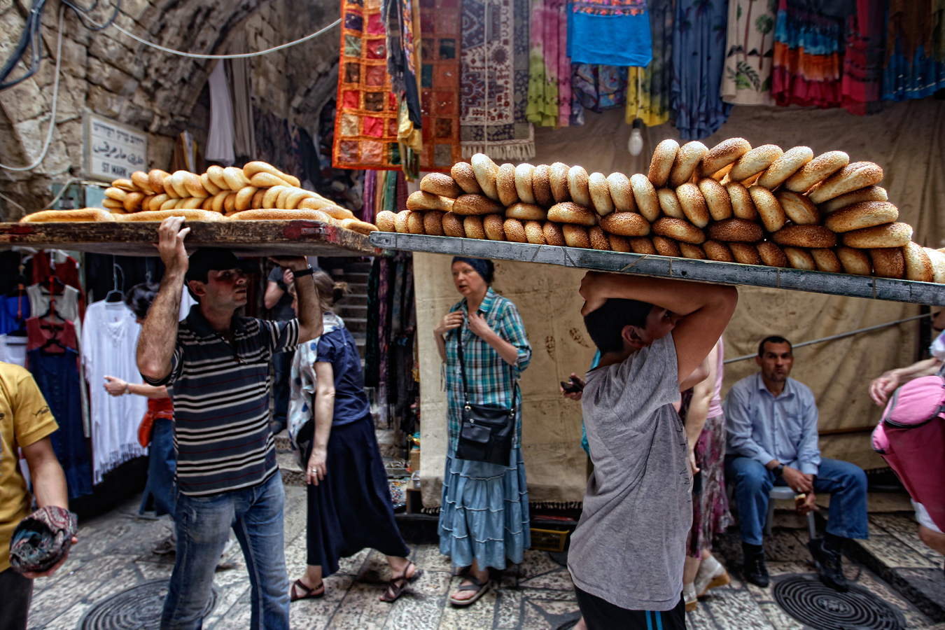Jeruzalém - pekaři ve Starém městě