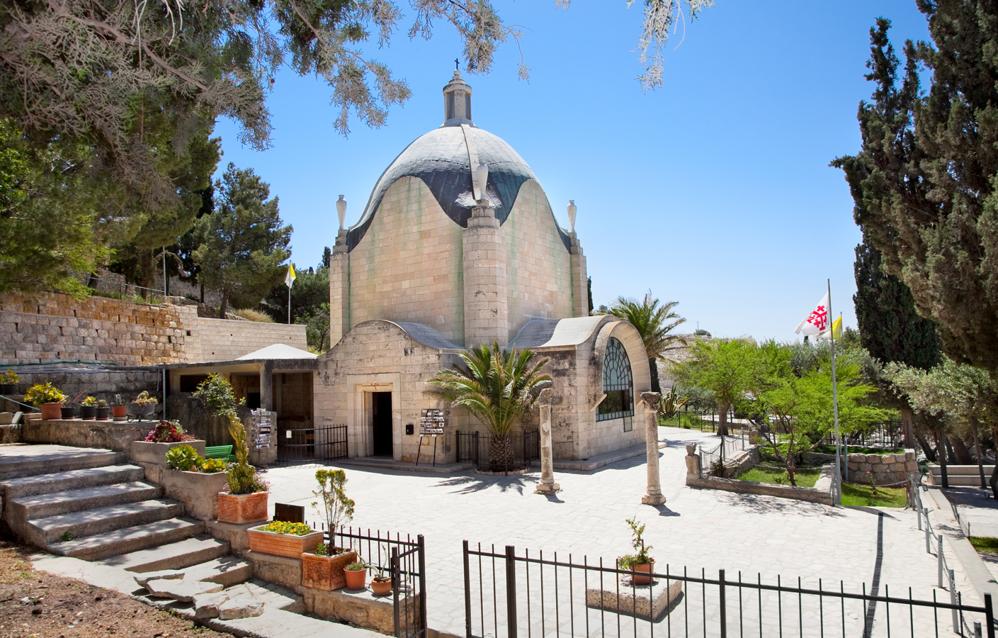 Olivetská hora - Kostel Dominus Flevit