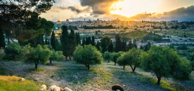Jeruzalém - podhled na Staré město