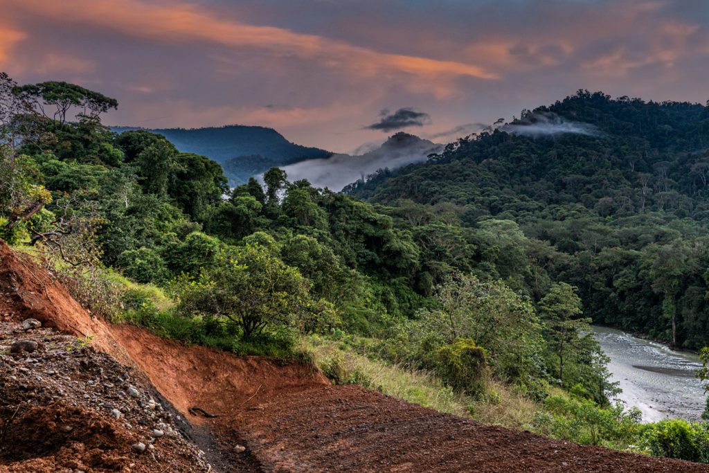 Krajina v národním parku Tortuguero - Kostarika národní parky