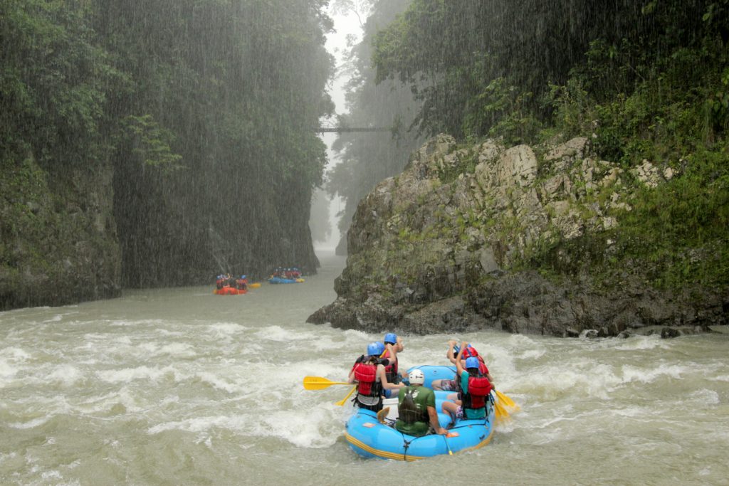 Rafting v Kostarice
