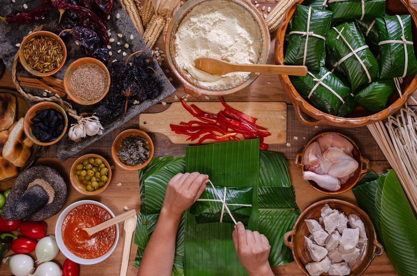 Kostarická kuchyně - Příprava tamales