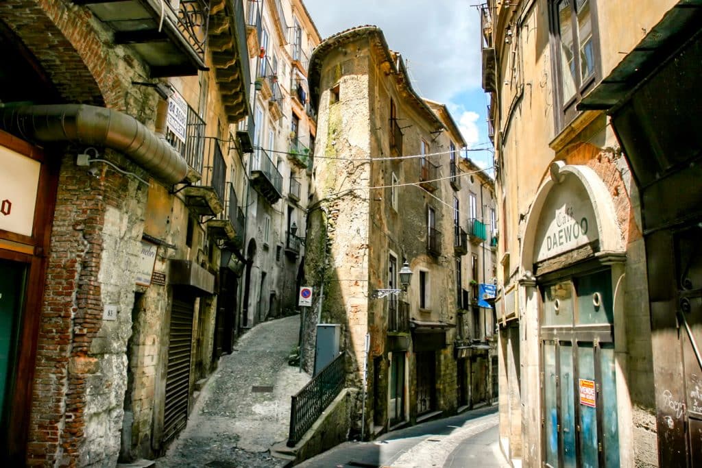 Cosenza - uličky starého města