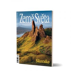 Skotsko - obálka monotematického vydání časopisu Země světa