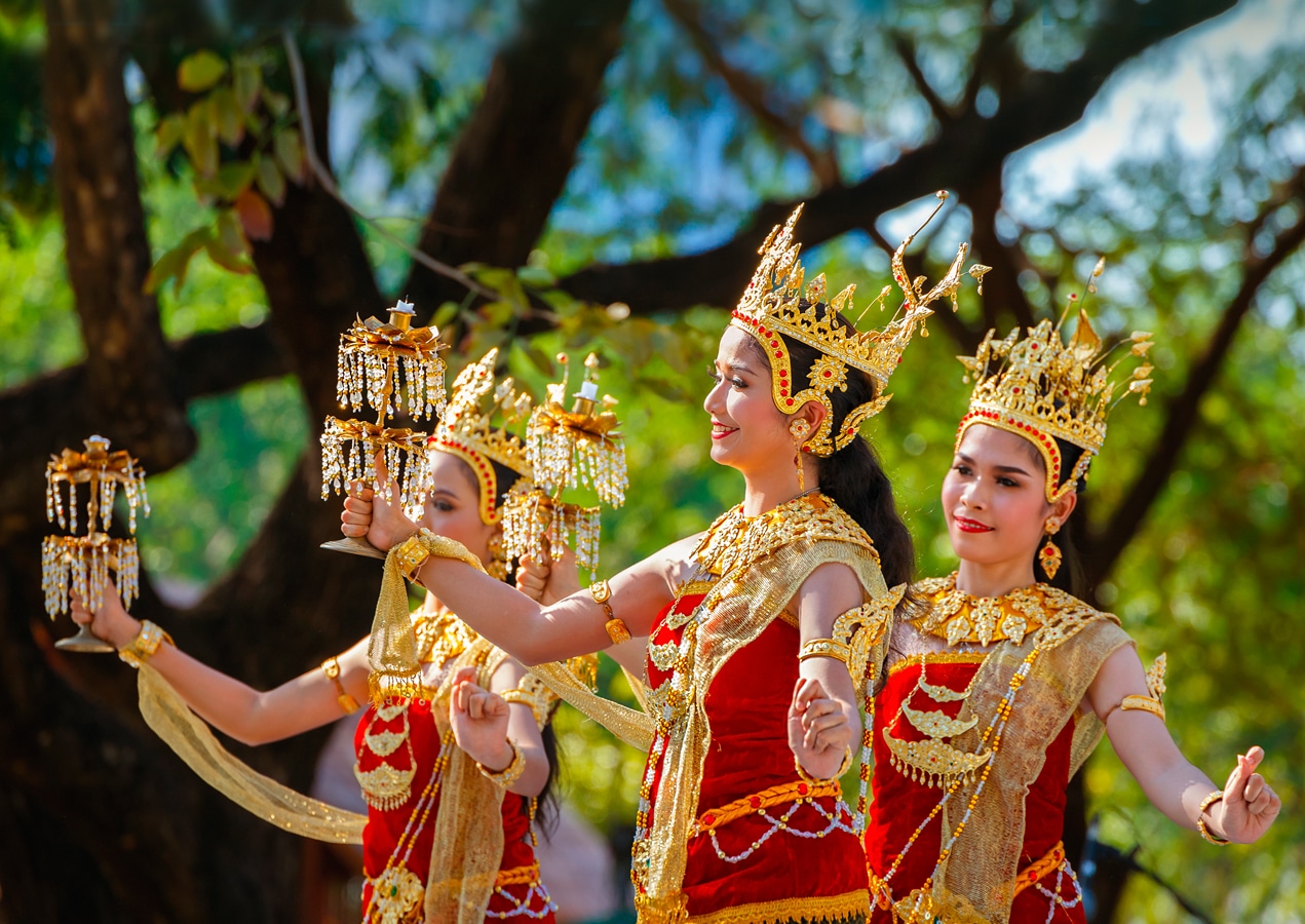 Bangkok - Festival thajské tradiční kultury v parku Lumphini