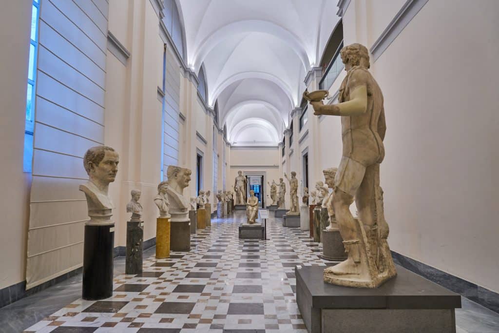 Národní archeologické muzeum v Neapoli - Galerie římských soch