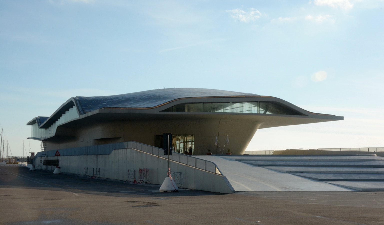 Salerno - Nový námořní terminál navrhla Zaha Hadid