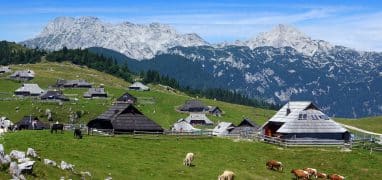 Kamnicko-Savinjské Alpy - Velika Planina se salašemi