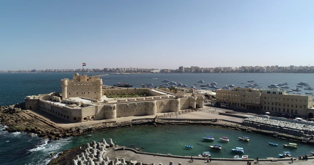 Alexandrie - pevnost sultána Qájitbáje