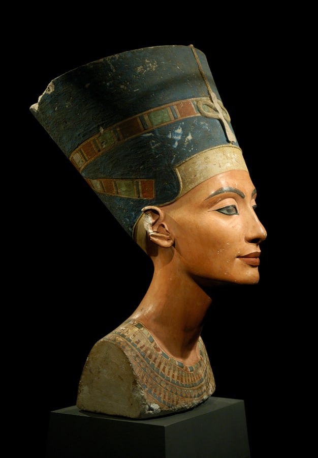 Egypt - busta královny Nefertity