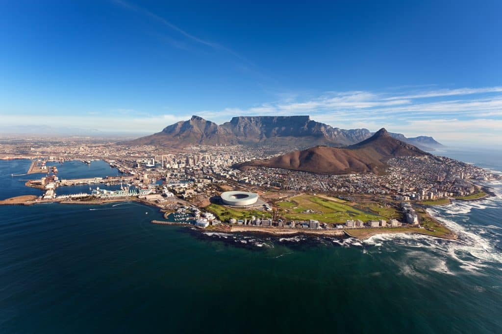 Kapské město - Panorama Kapského Města za výjimečně krásného počasí